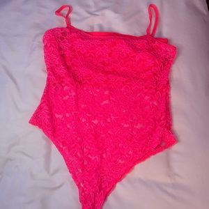 Two piece lace bodysuit